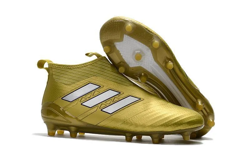 Adidas ACE PureControl FG Soccers Shoes Gold/White