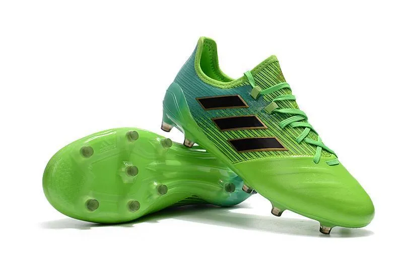 Adidas ACE Series FG Soccers Shoes Green/Blue/Black