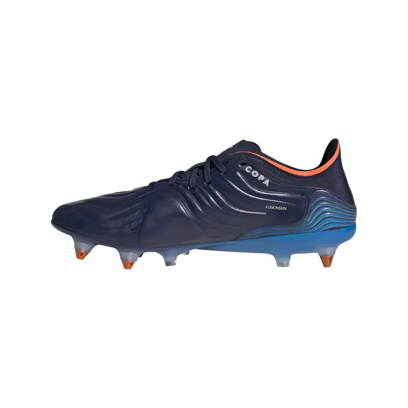 adidas Copa Sense.1 SG Football Boots - Adult - Navy Blue/White/Blue Rush