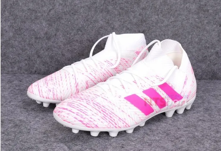 Adidas Nemeziz Messi 18.1 Soccers Cleats Shoes White Pink