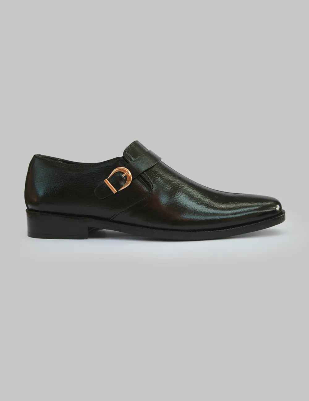 Black | Leather Formal Moccasin for Men