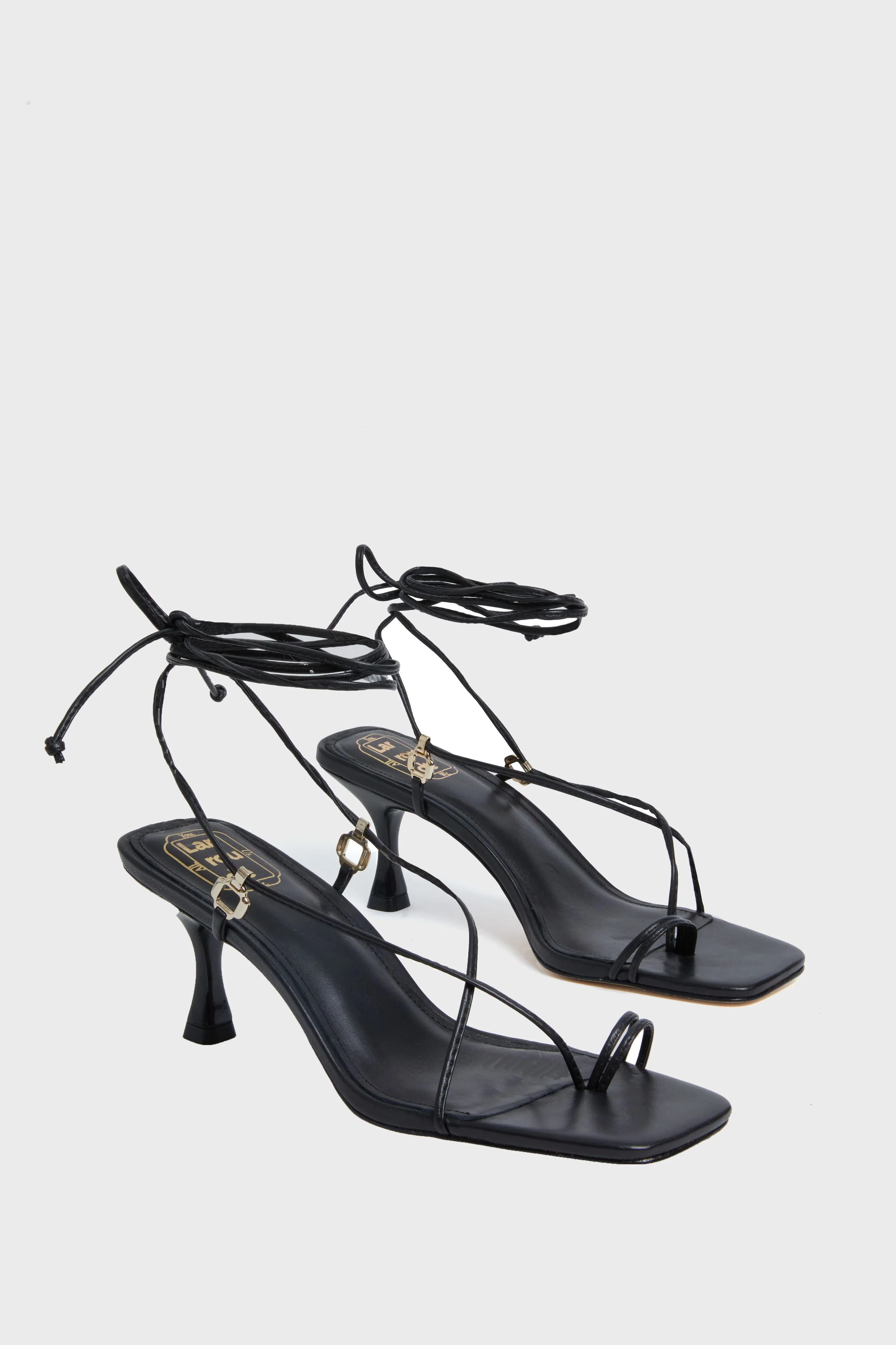 Black Portofino Sandals