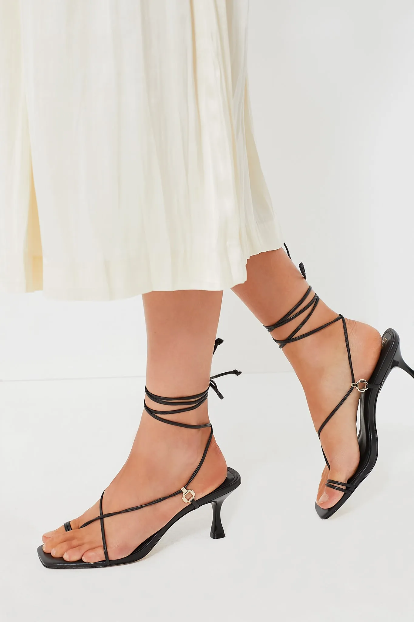 Black Portofino Sandals