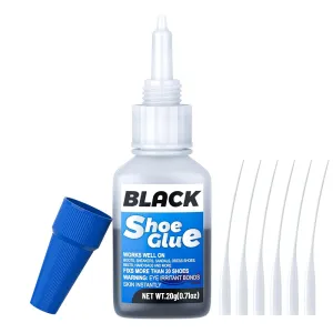 Black Shoe Glue Repair Adhesive | Professional Shoe Repair Glue for Sole Waterproof Quick Dry Adhesive