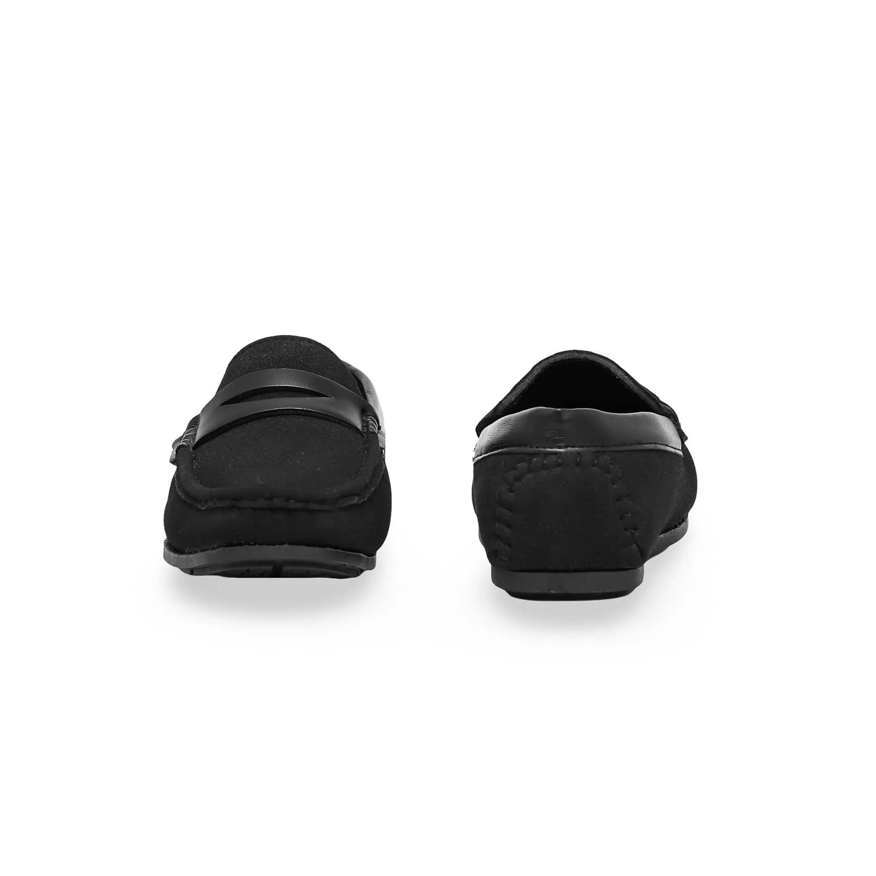 Boys Black Formal Moccasin KD2194