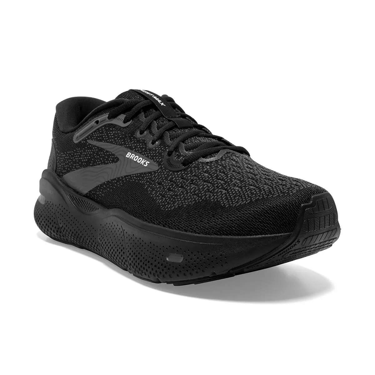 Brooks Ghost Max Mens | Black/black/ebony