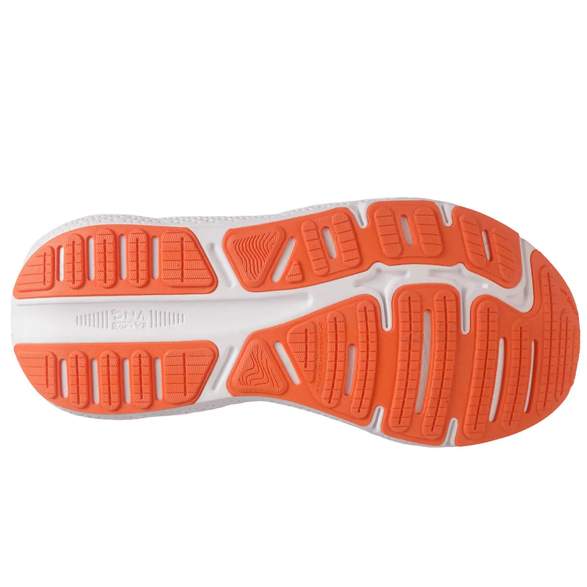 Brooks Ghost Max Mens | Red Orange/black/surf the Web