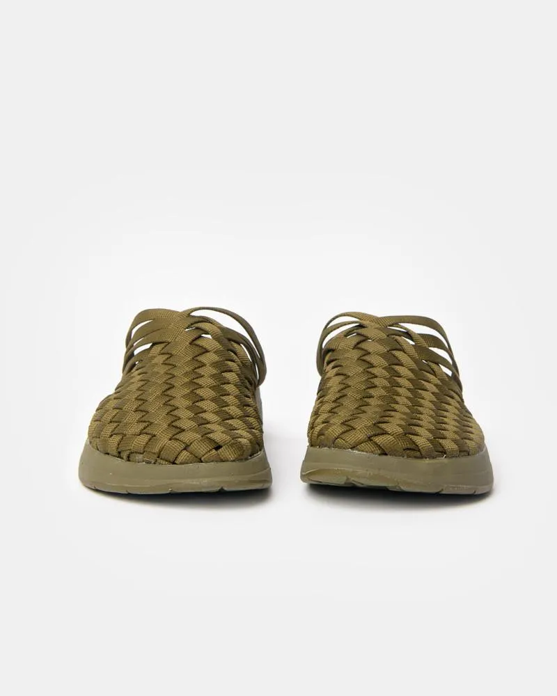 Colony Sandal in Olive/Black