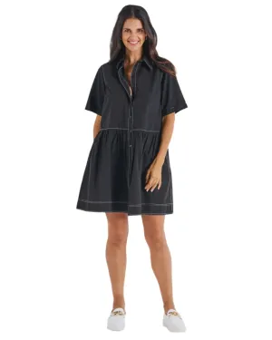 Denver Cotton Dress Black