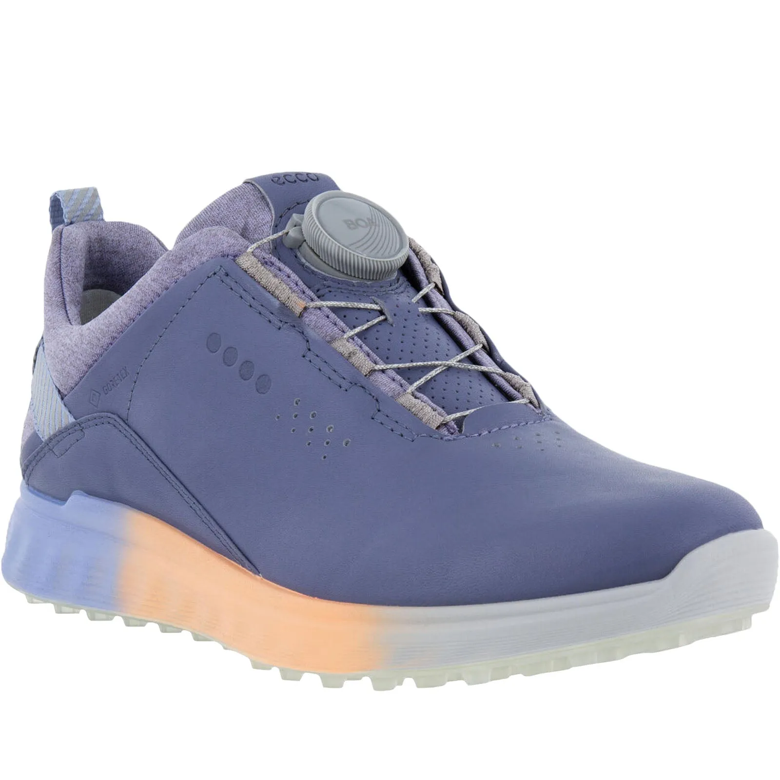 ECCO Womens S-Three GORE-TEX Leather Golf Shoes