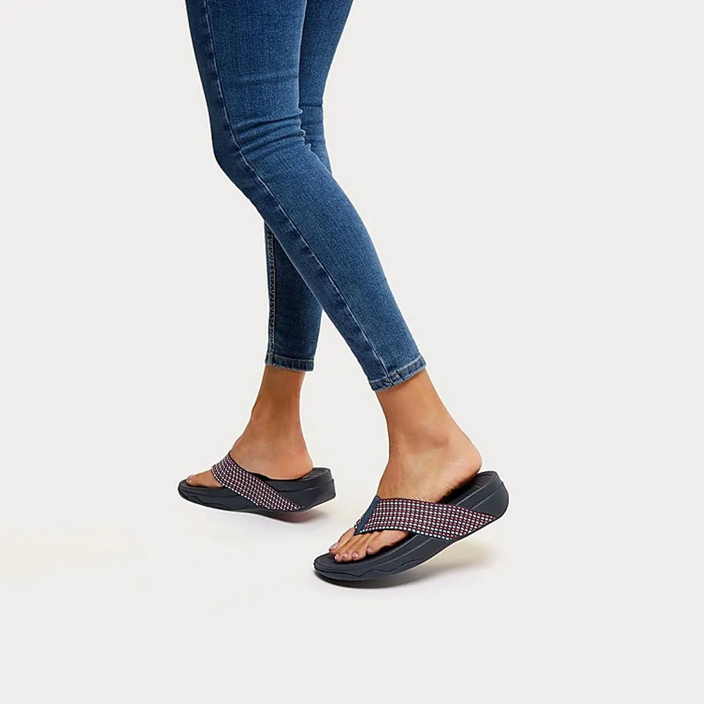 FitFlop Surfa Webbing Sandals - Midnight Navy Mix