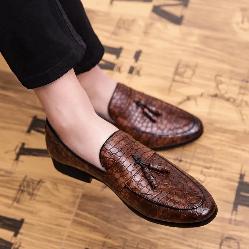 Flat Leather Dress Footwear - KA3812 Men's Casual Shoes