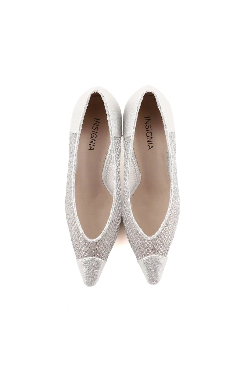 Formal Court Shoes I44400-Silver