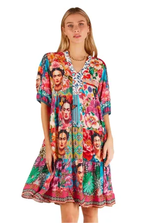 Frida Tiered Dress Multi