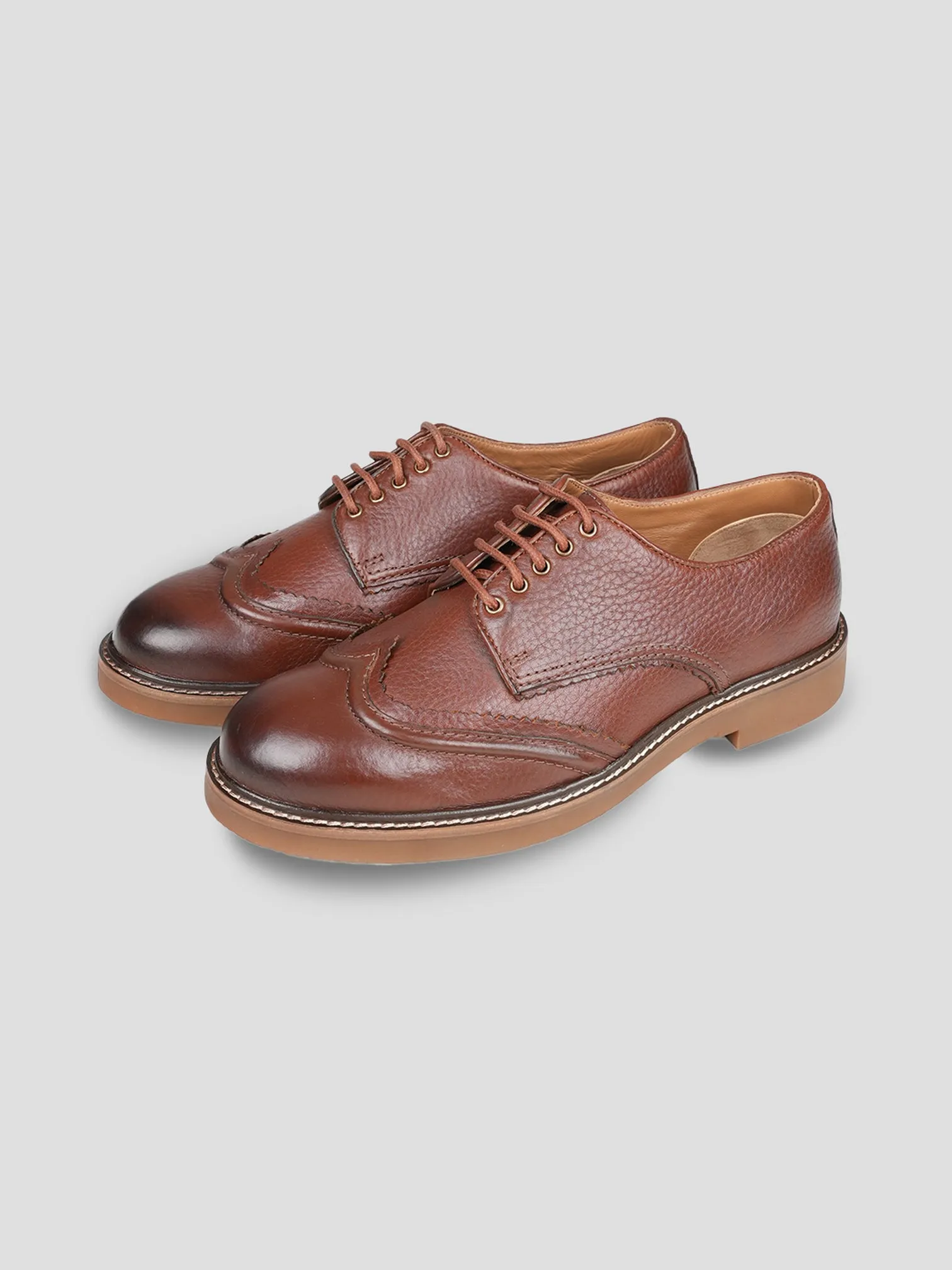 Full Brogue Derby: Timeless Elegance