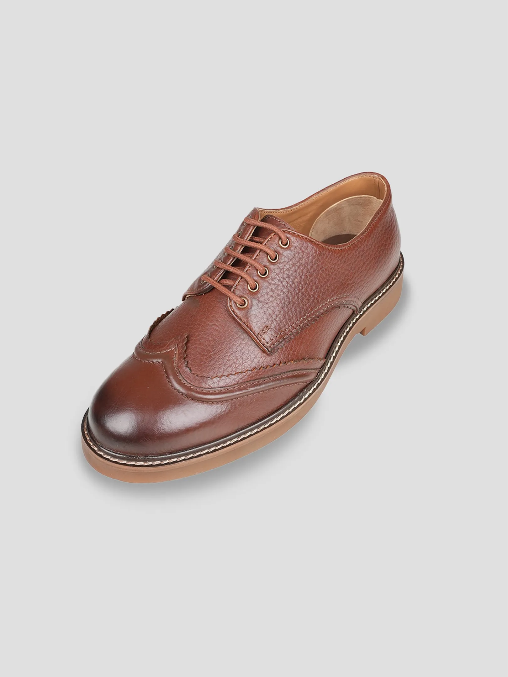 Full Brogue Derby: Timeless Elegance