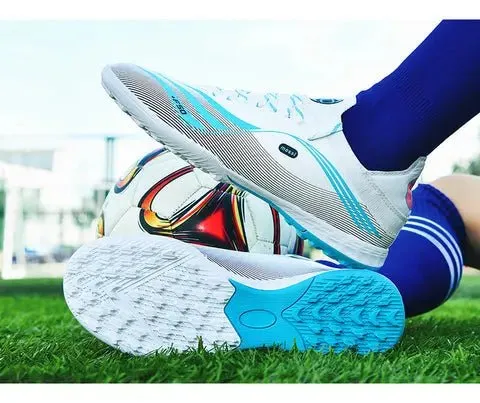 High-top Men's Football Shoes Youth Training Wear Student Foot Boots Sports Soccer Shoes