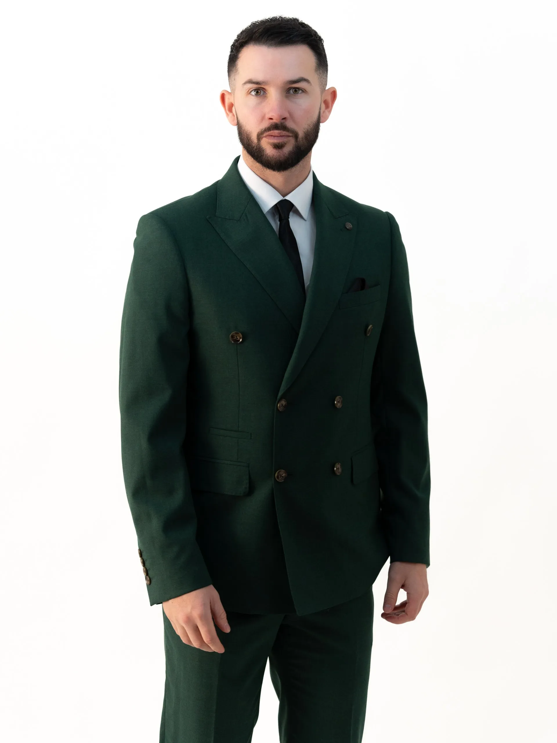 Issa Emerald Double Breasted Two Piece Suit