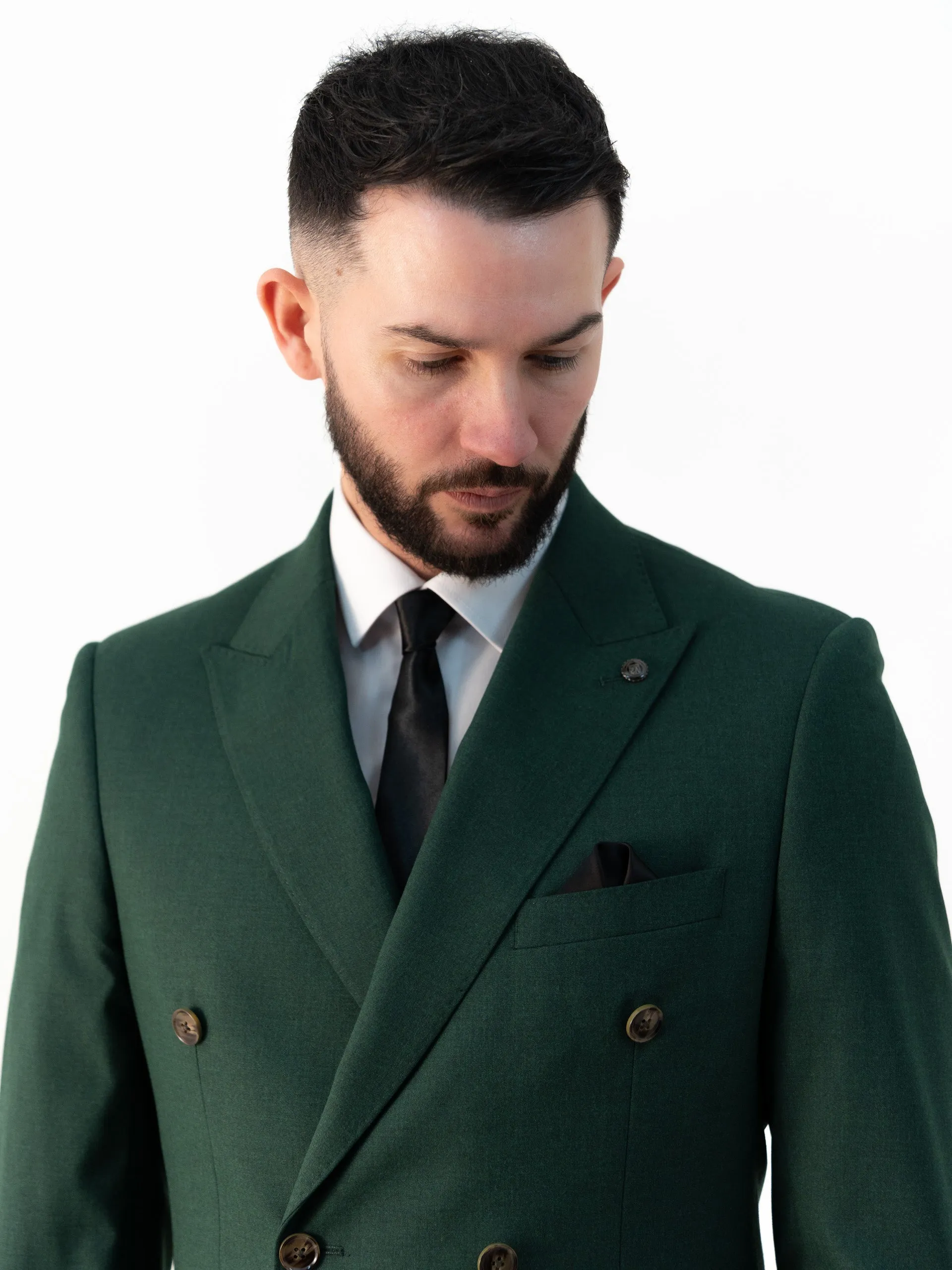 Issa Emerald Double Breasted Two Piece Suit