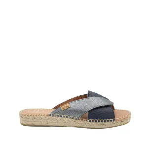 Leather Slipper Espadrille for Women - Jess-BG