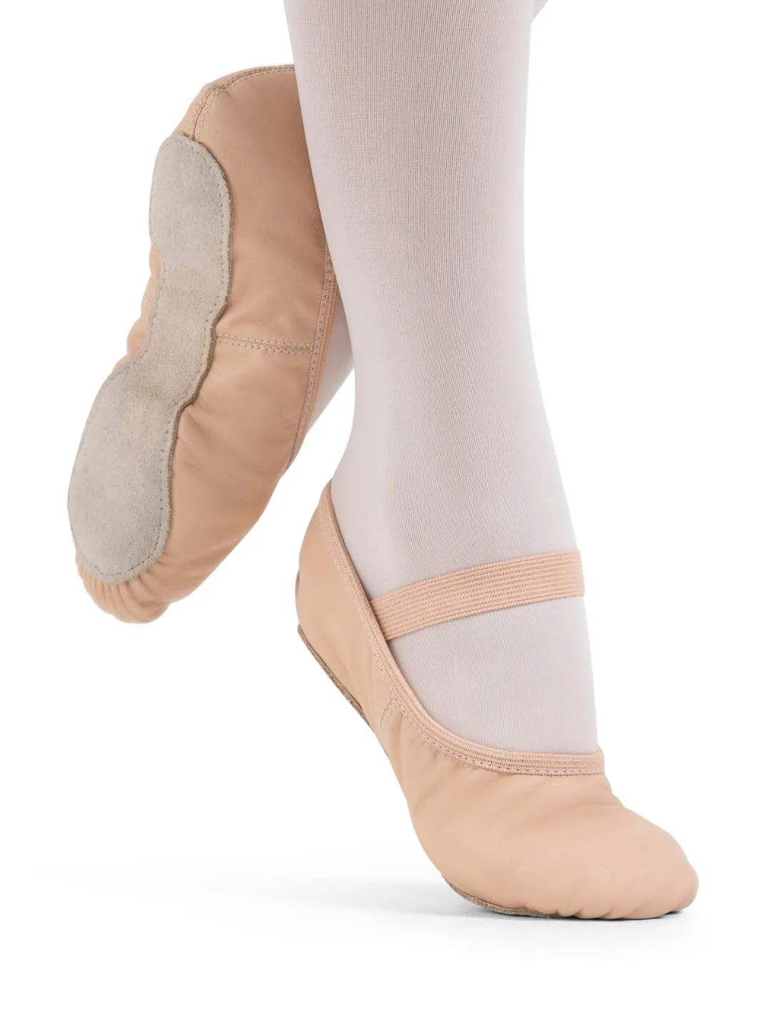 Luna Leather Ballet Shoes for Girls V100C