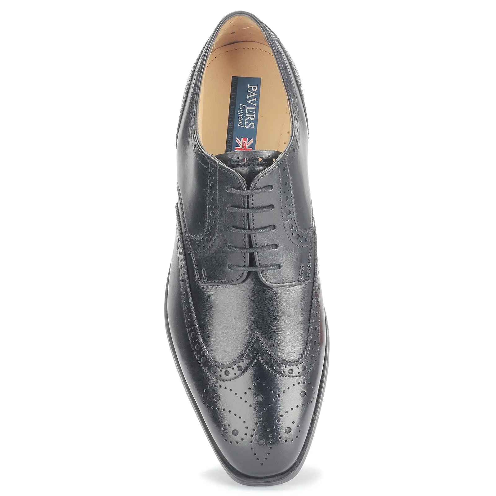 Men Brogue Wingtip Derby Shoe