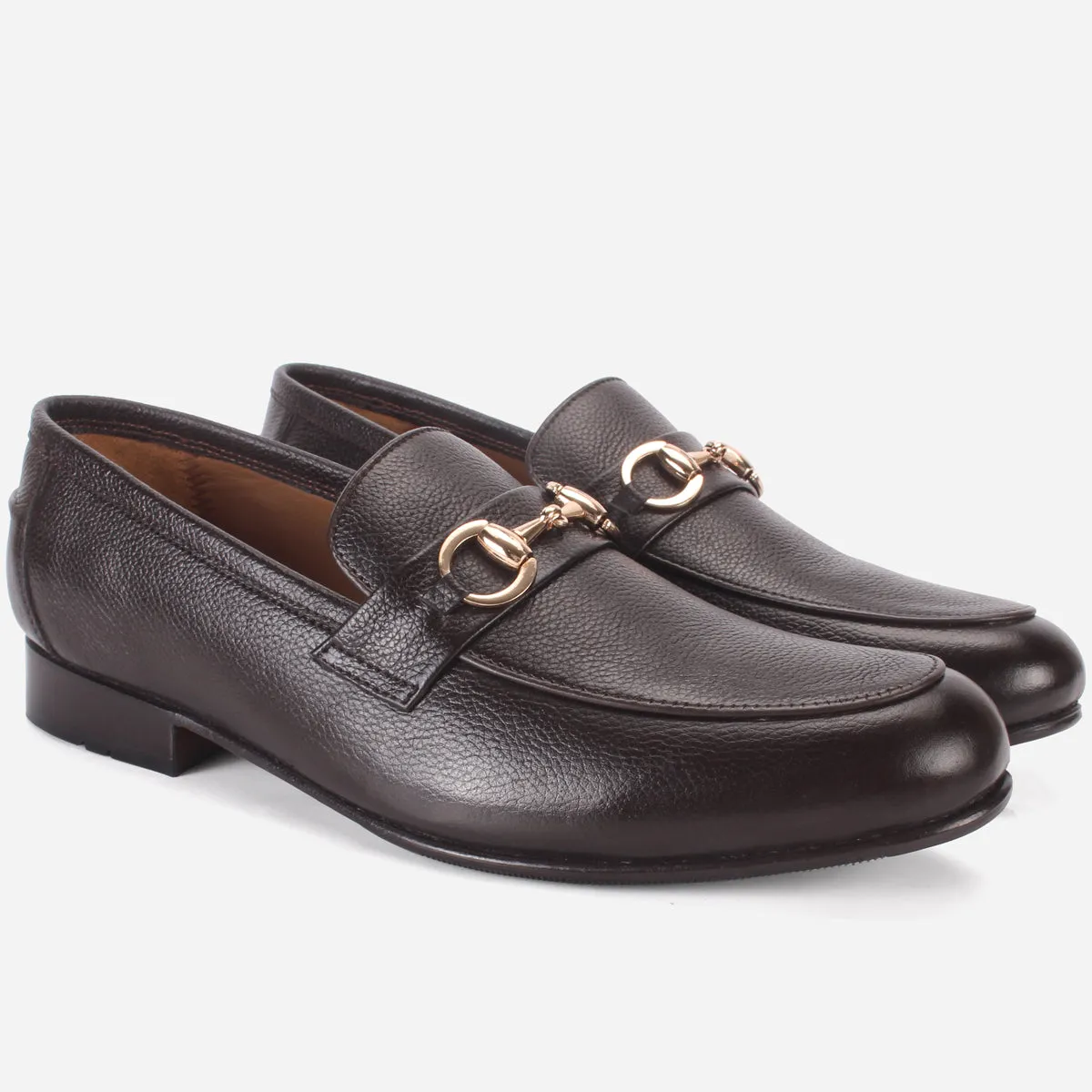 Mens "BRETT" Leather Comfy Office Shoes