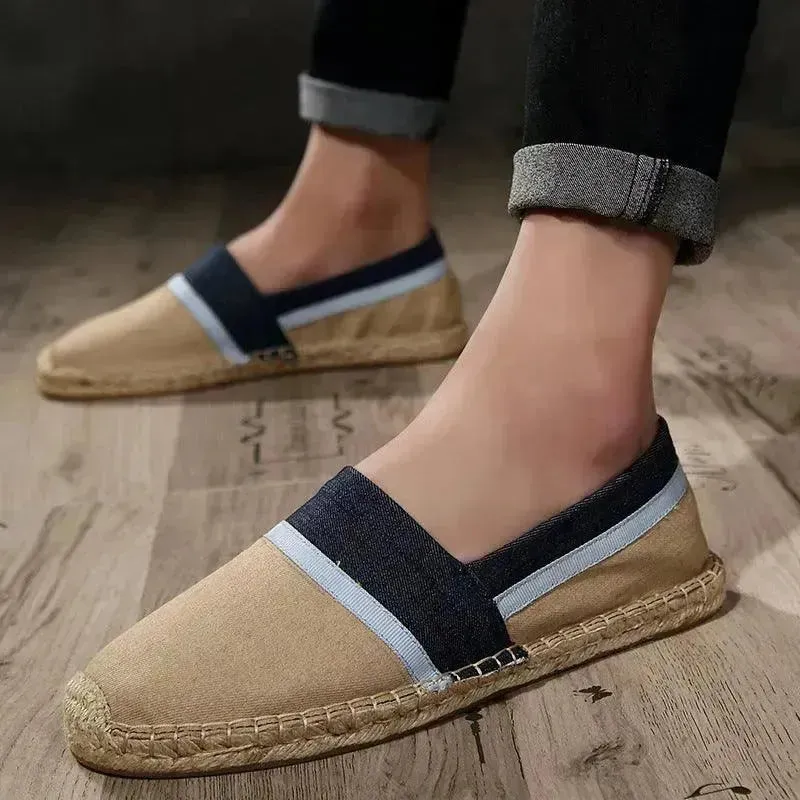 Men's Shoes Casual Shoes Straw Shoes Canvas Shoes