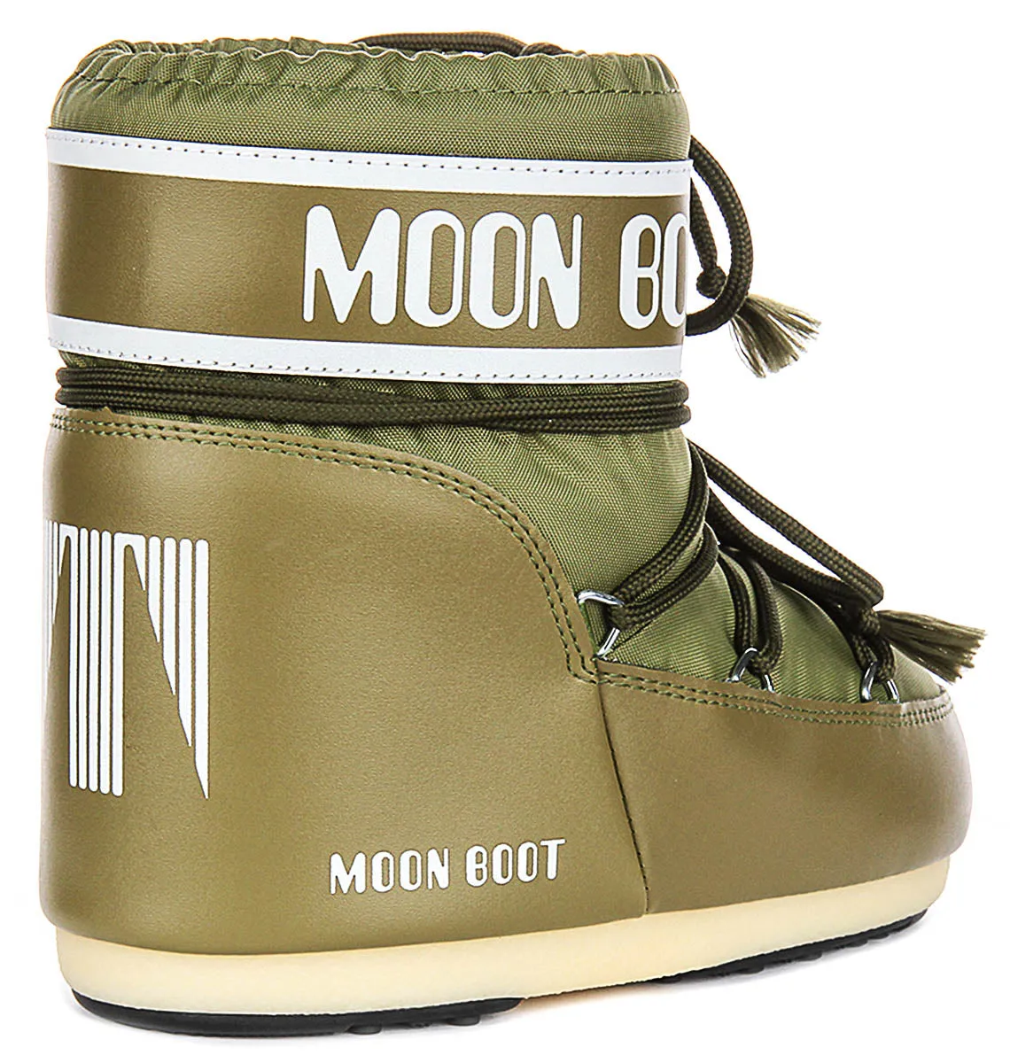 Moon Boot Icon Low Nylon In Khaki For Women