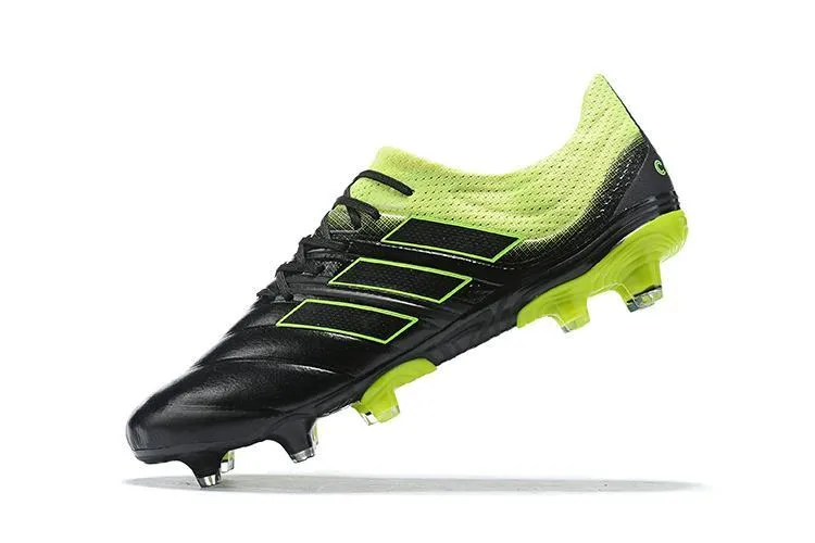 New Adidas Copa 19   FG Exhibit Soccer Cleats Shoes Green Black