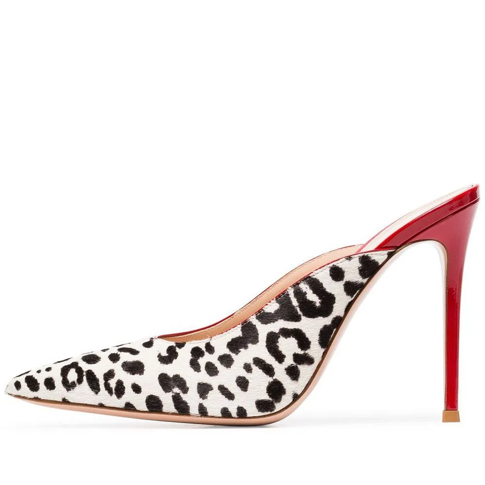 Pre Order:  Cheetah Red Mules