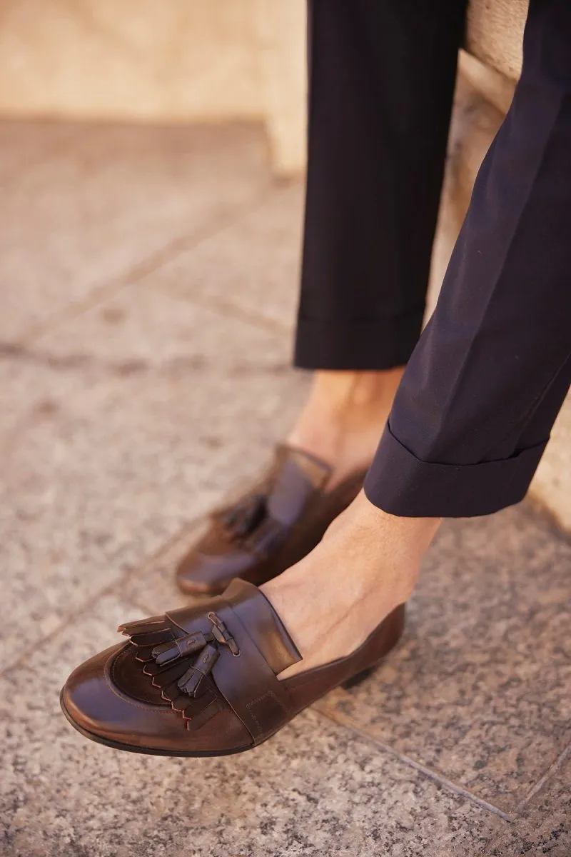 ROMEO TOLEDO COCOA LOAFERS