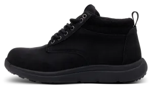 Scout wide-fit black boot - women