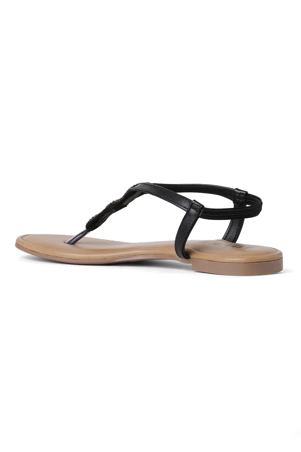 SOLES Thong Strap Coin Sandals