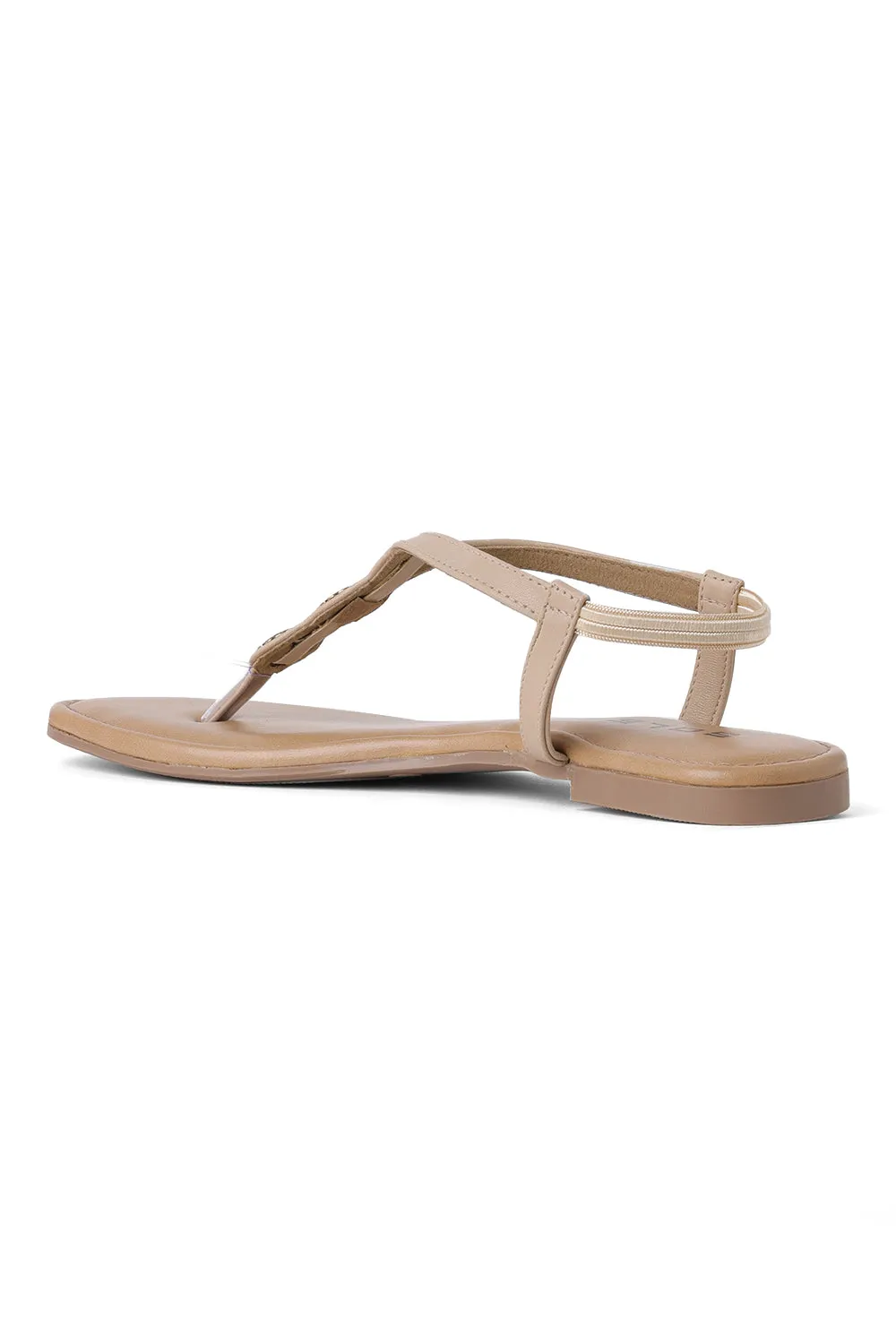 SOLES Thong Strap Coin Sandals