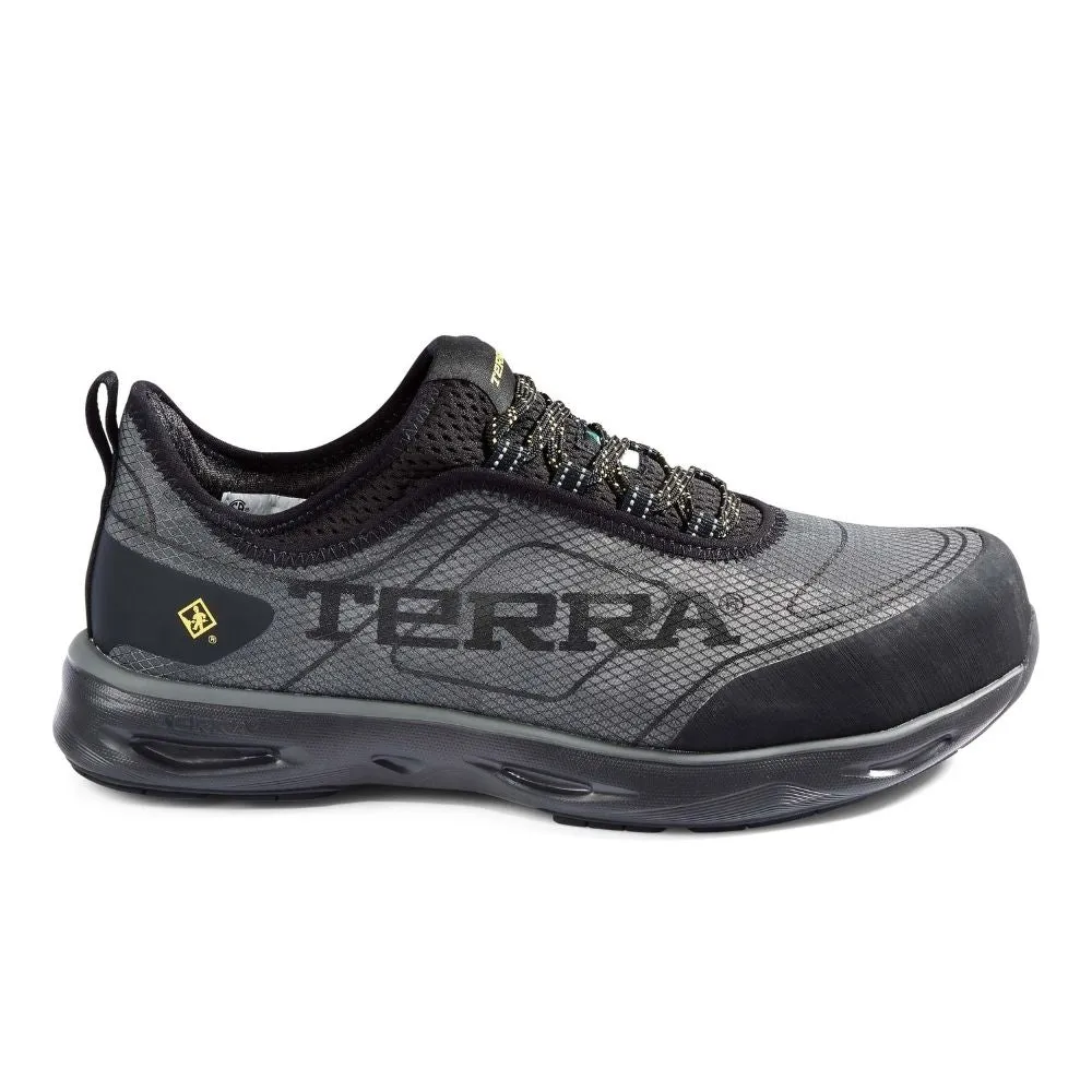 Terra Lites Unisex Composite Toe Athletic Safety Shoe TR0A4NRBBG - Black/Grey