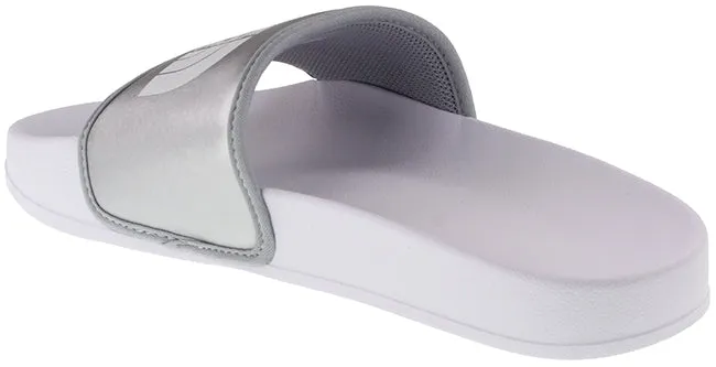 The North Face Womens Base Camp Slides III Metallic Silver White