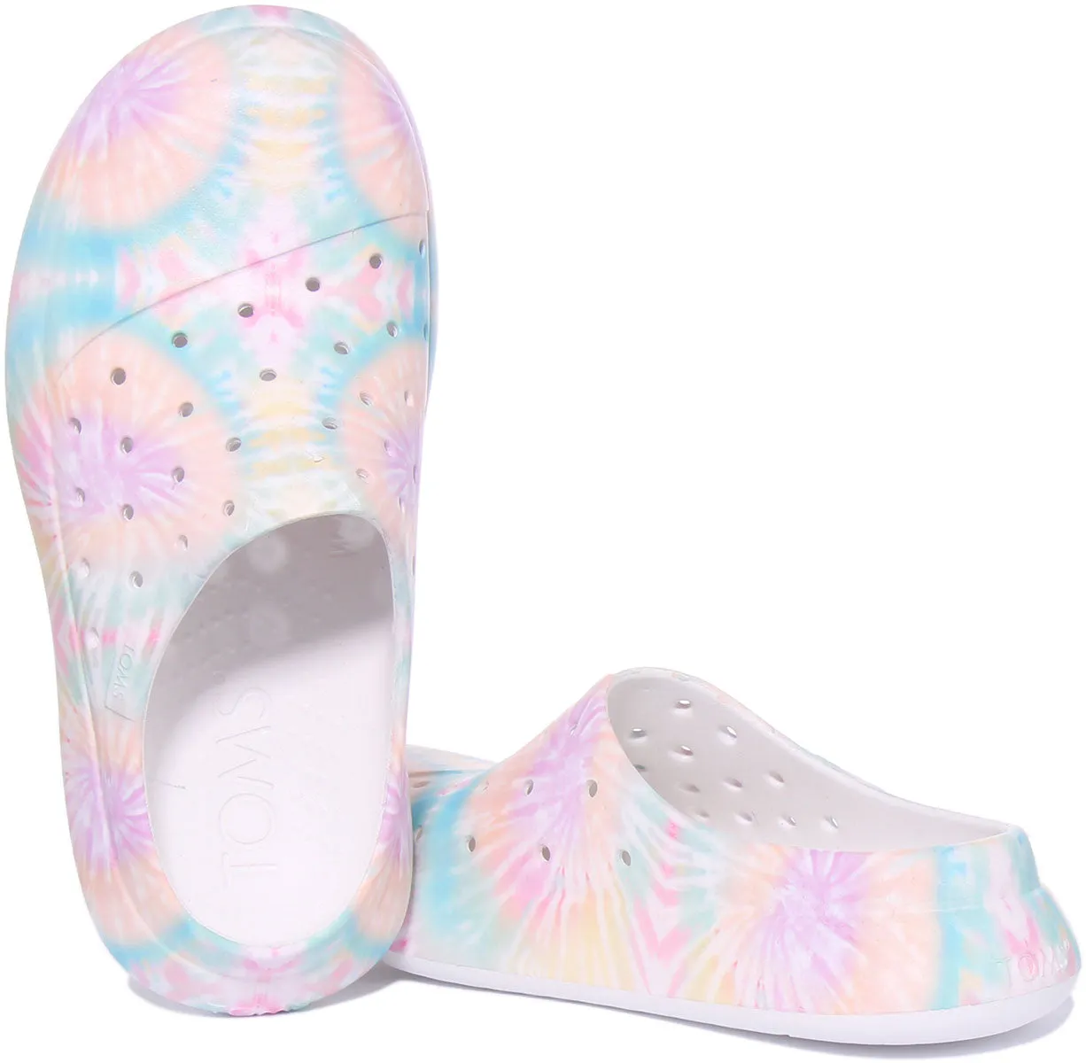 Toms Mallow Eco In Pink Tye Dye