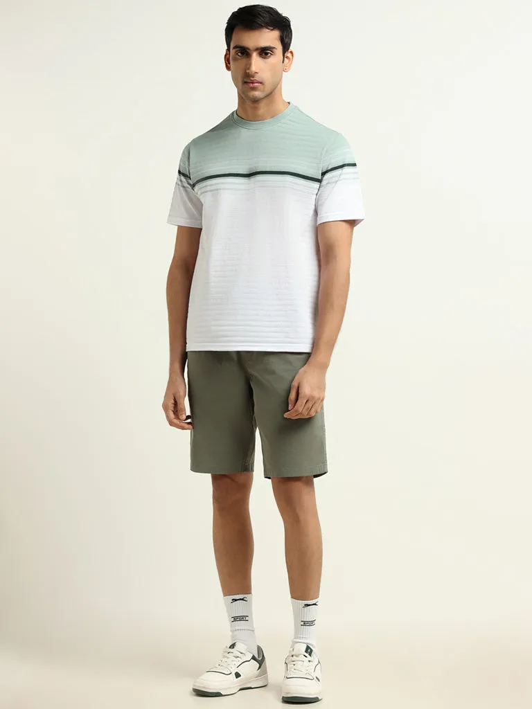 WES Casuals Sage Relaxed Fit Shorts