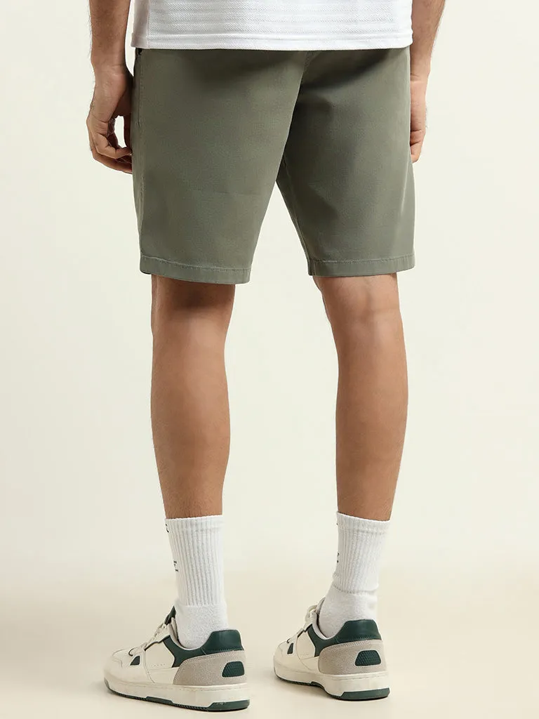 WES Casuals Sage Relaxed Fit Shorts