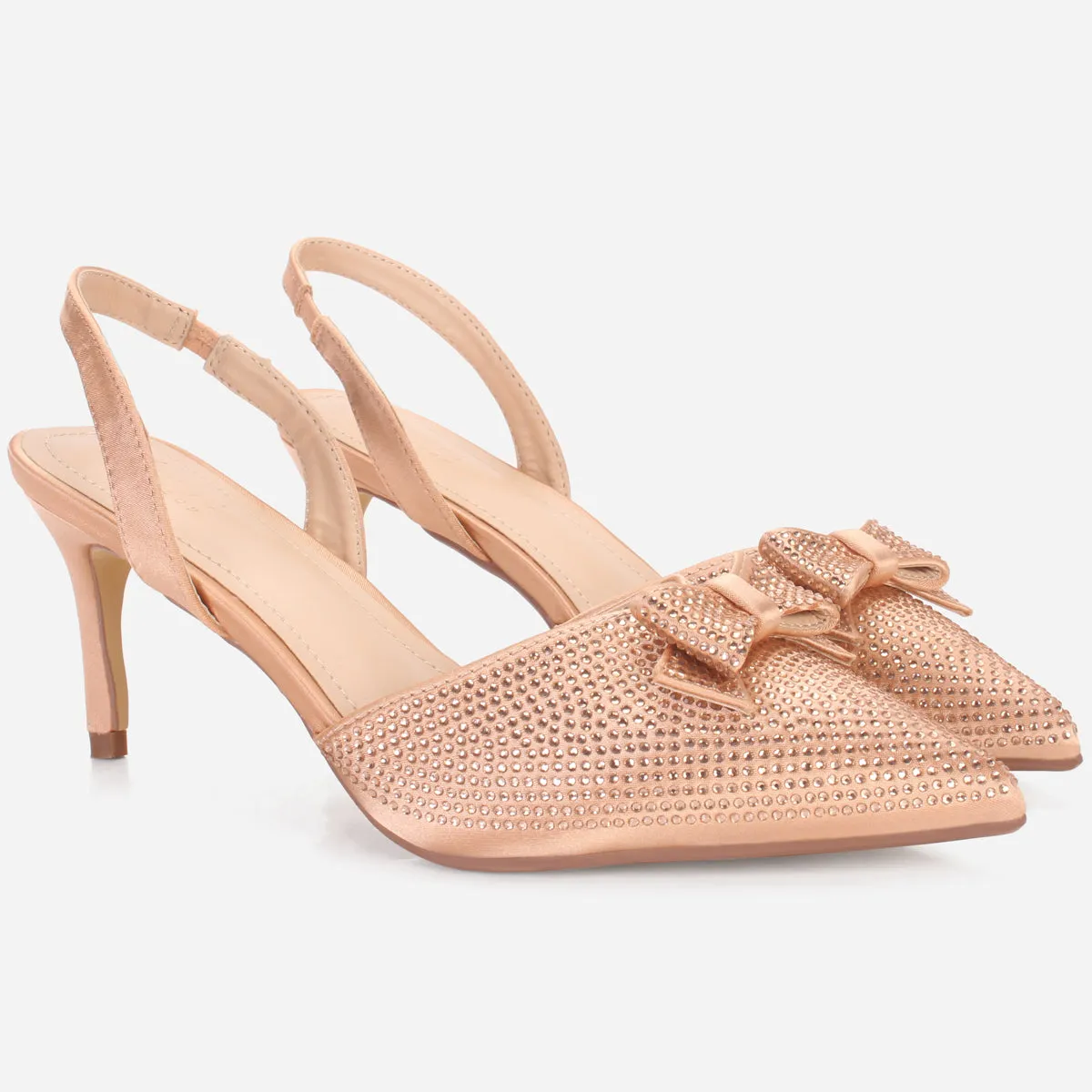 Women's "JUDY" Bow Accented Sandals