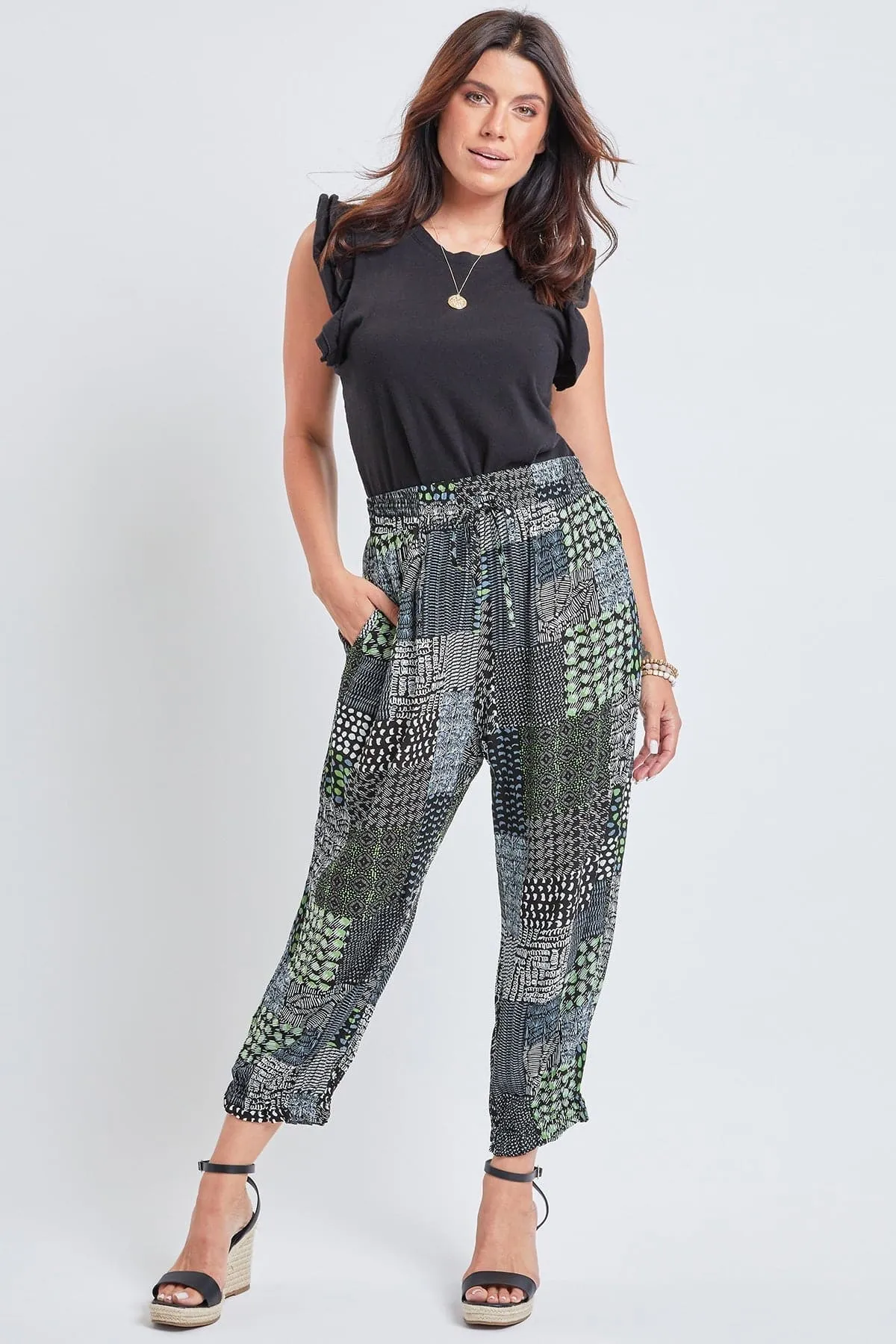 Women's Smocked Waist Relaxed Rise Jogger